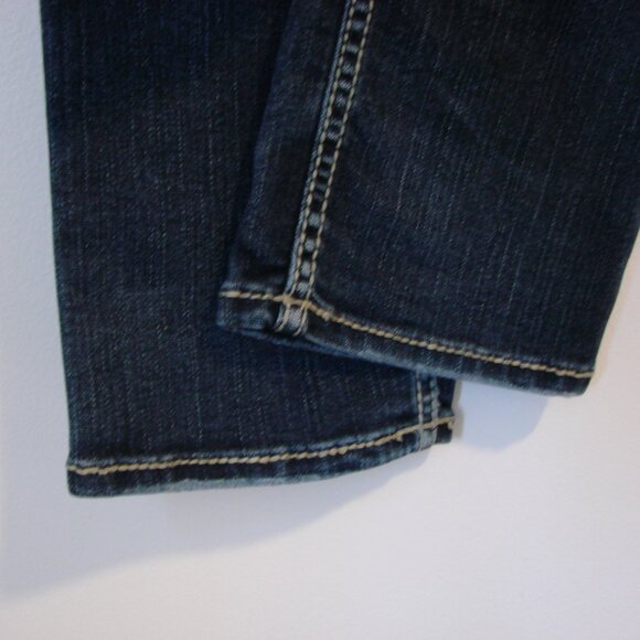Silver Suki Slim Jeans Dark Wash Skinny Straight Tall Size 28 W28 L31 - Picture 10 of 15